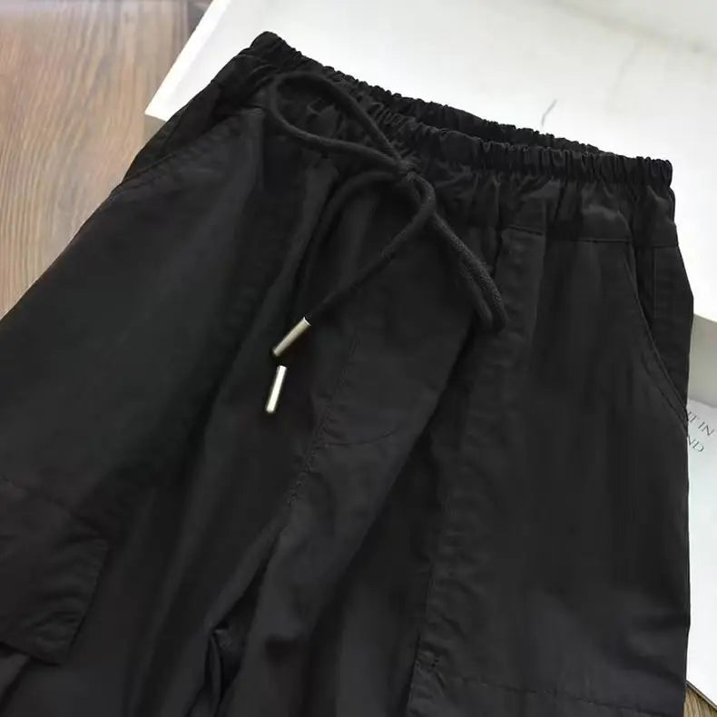 Vestiti primaverili alla moda per bambini Cargo Joggers Pantaloni elastici alla caviglia Pantaloni casual Leggero Traspirante