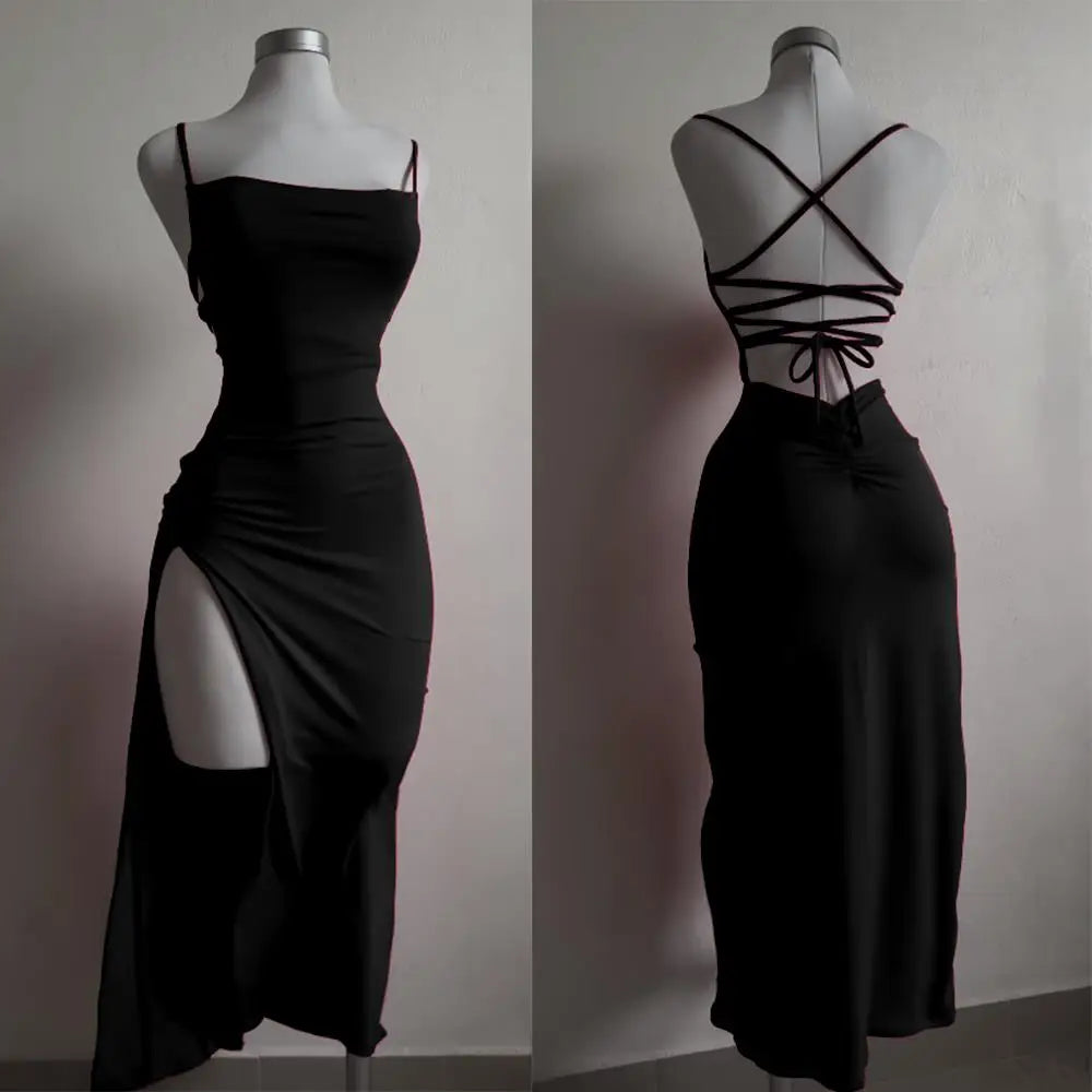 Vestito estate alta moda tracolla