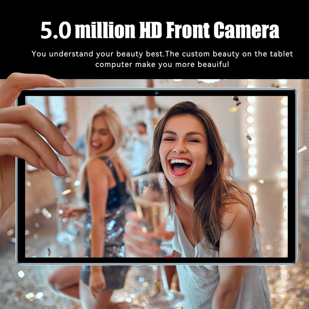 BDF-H39 Nuova versione aggiornata 5G Tablet Android 10.1 pollici Octa Core 6GB+128GB Ram 4G Dual SIM Dual WiFi Education Tablet 6000mAh
