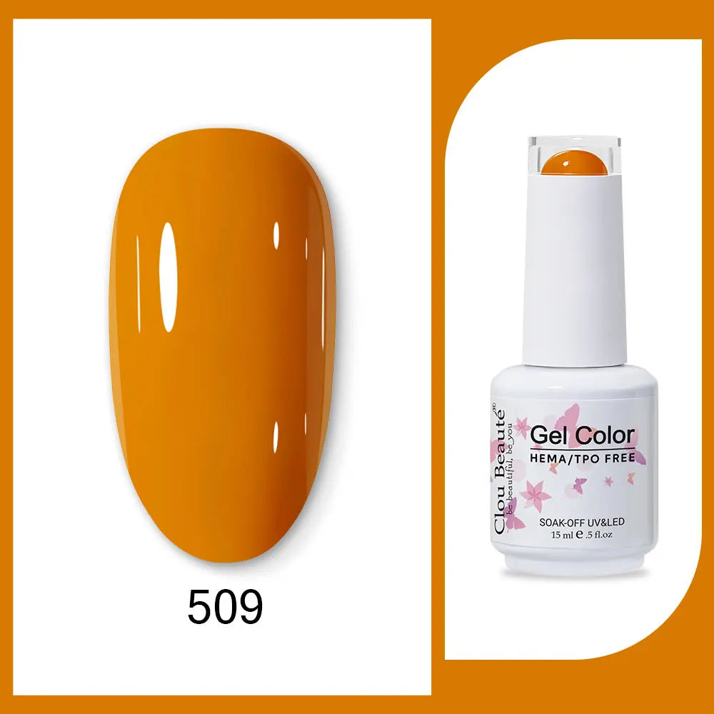 CLOU BEAUTÈ  15/10ml Semipermanente Gel Smalto Unghie 400 colori disponibili