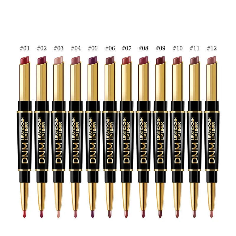 Set di rossetti impermeabili di lunga durata a matite