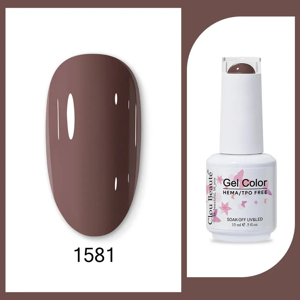 CLOU BEAUTÈ  15/10ml Semipermanente Gel Smalto Unghie 400 colori disponibili