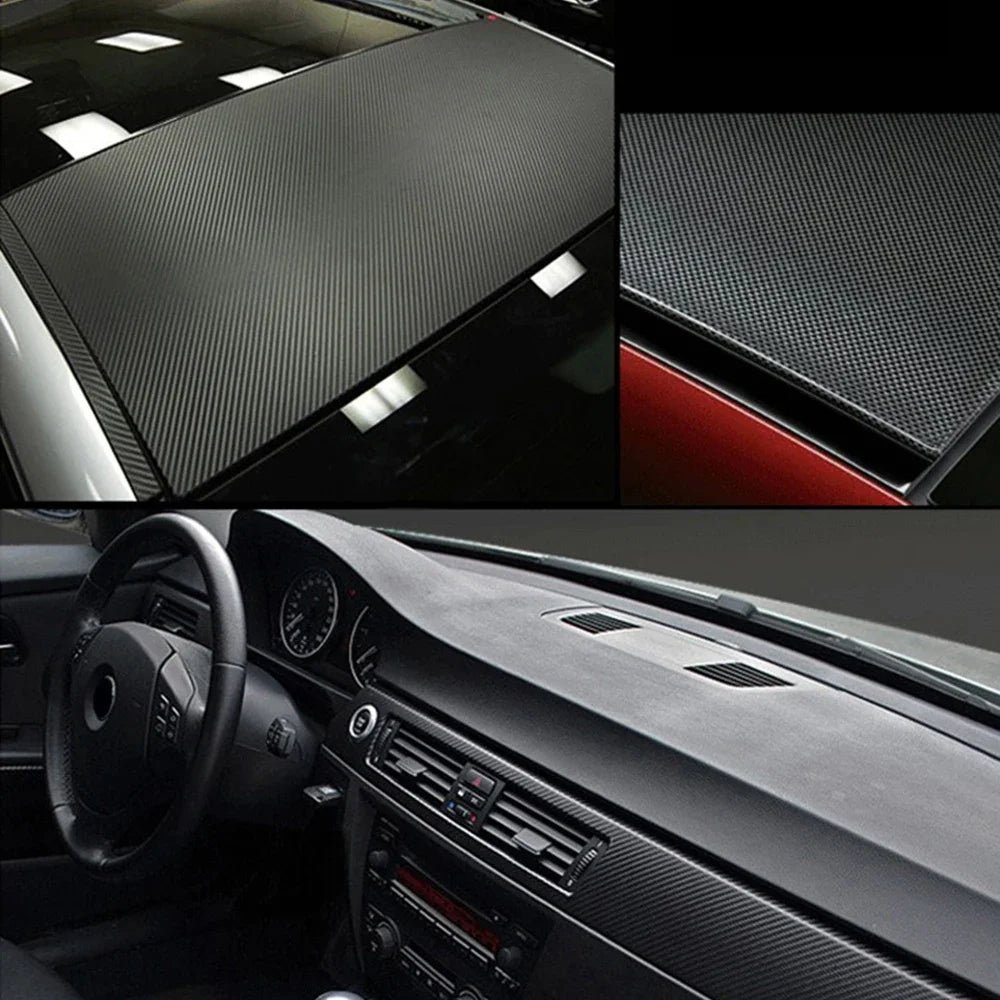Vinile Wrap Sheet Roll in fibra di carbonio 130x30