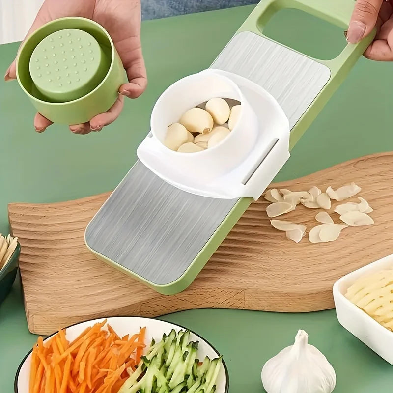 7 pezzi/set Set affettatrice e grattugia per verdure multifunzionale - Kit di utensili da cucina