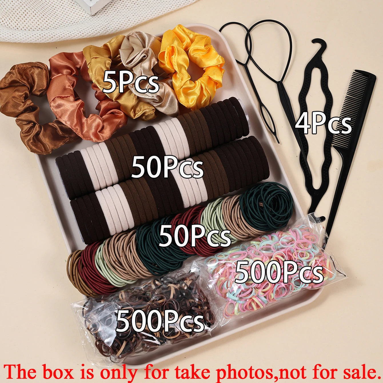 1109 Pz Set di molle e accessori per capelli