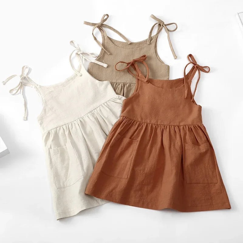 Abito estivo per bambina in cotone