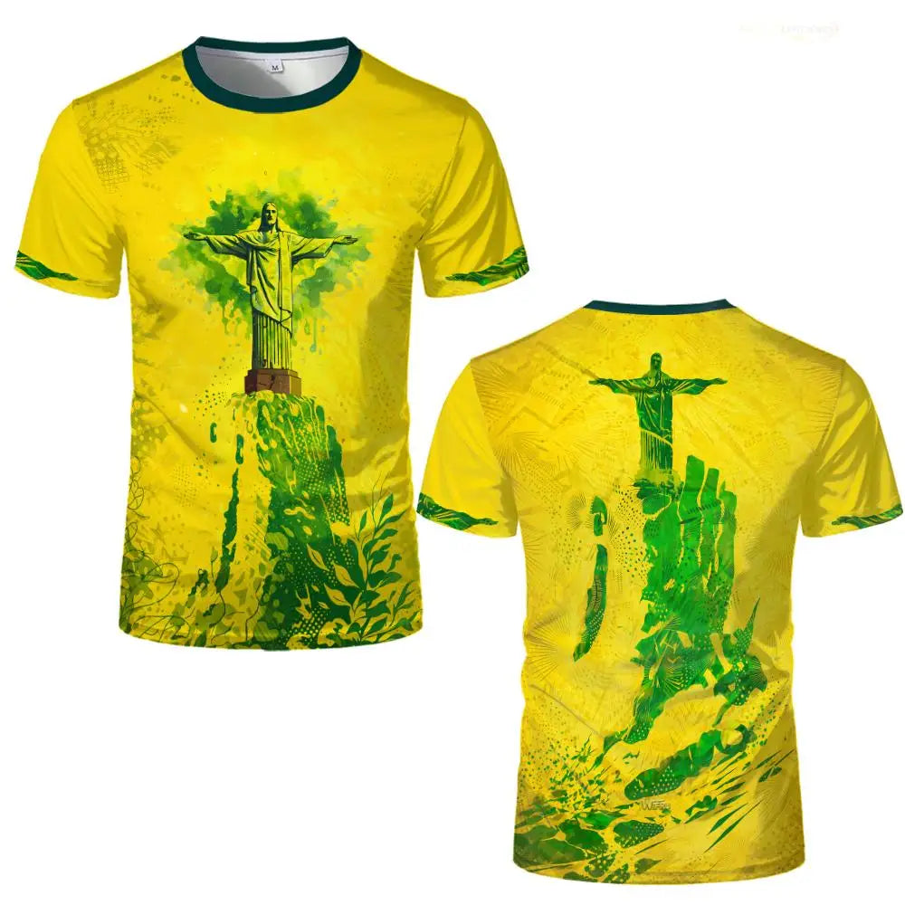 🇧🇷T-shirt Unisex a maniche corte Brasil 2026