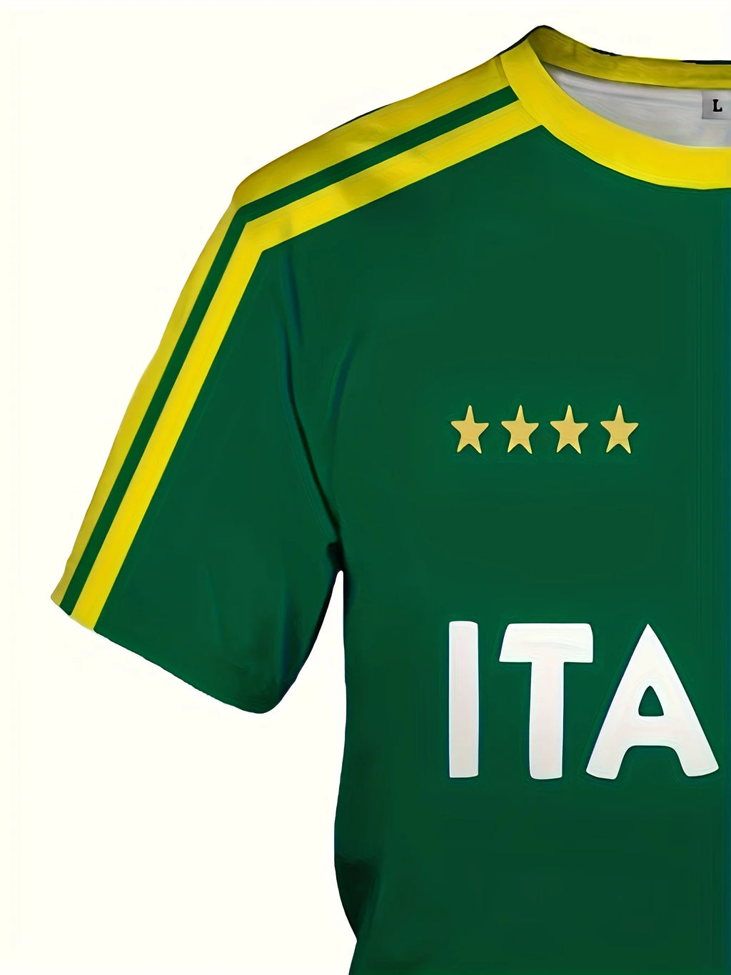 T-shirt stampata 3D casual ITALIA  in fibra di poliestere
