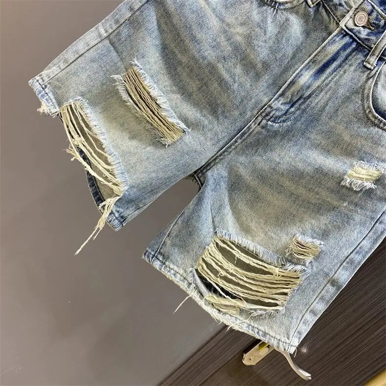 Denim pantaloncini di jeans estivi