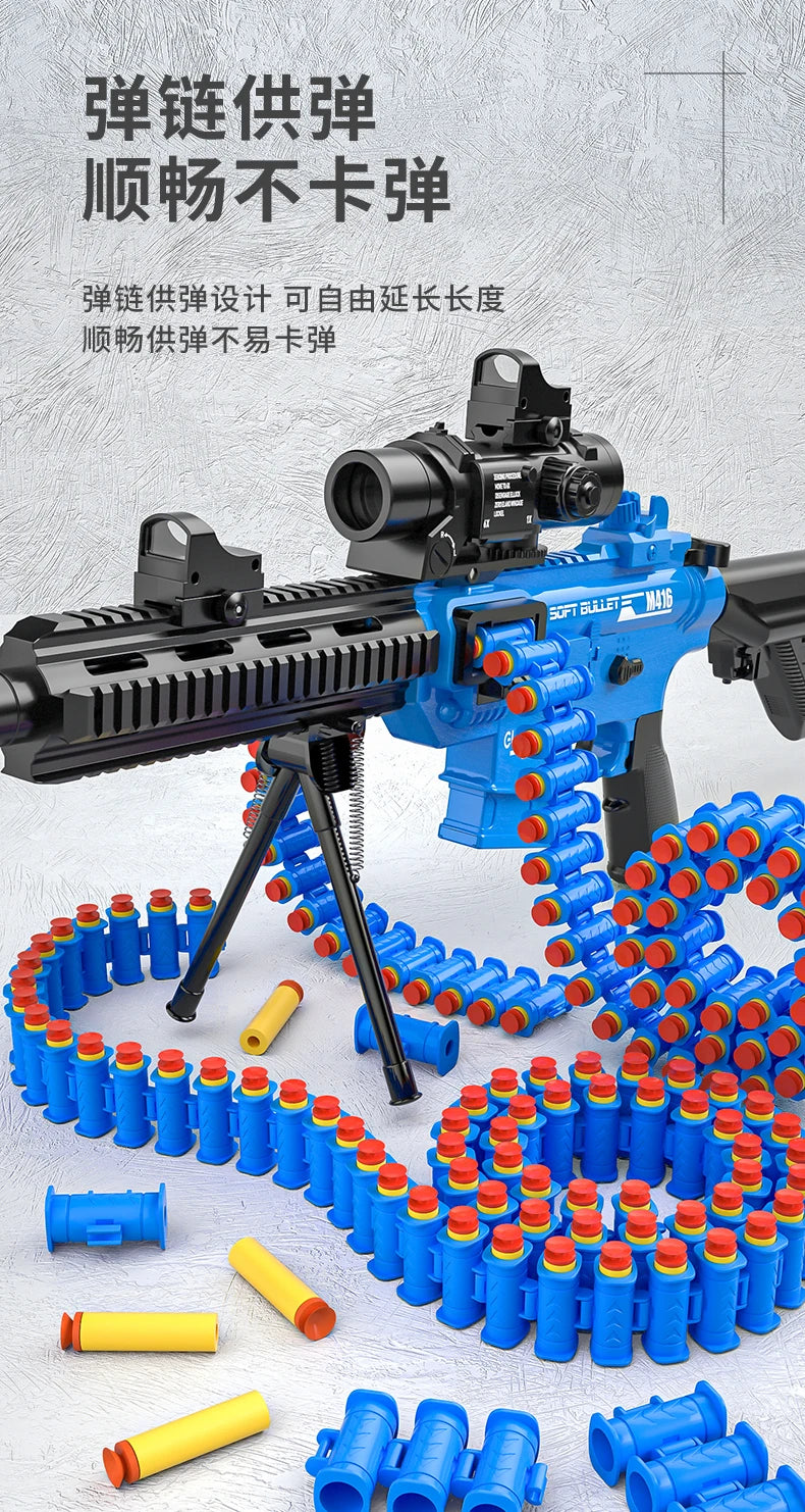 Soft Bullet Gun M416 Fucile giocattolo da fuoco