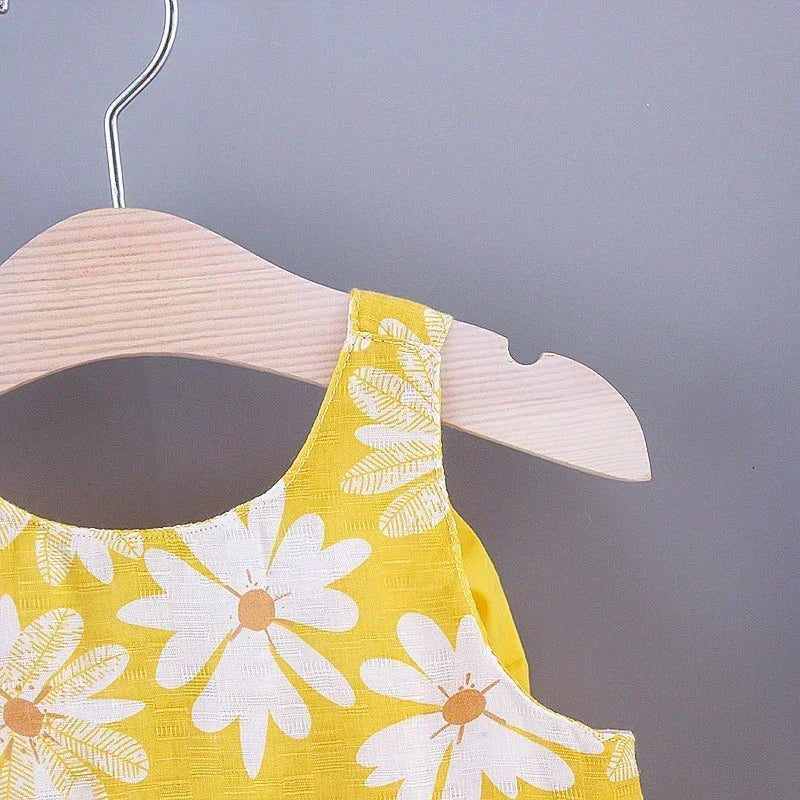 Vestito estivo Sweet Princess Dress con fiocco 0-3 anni