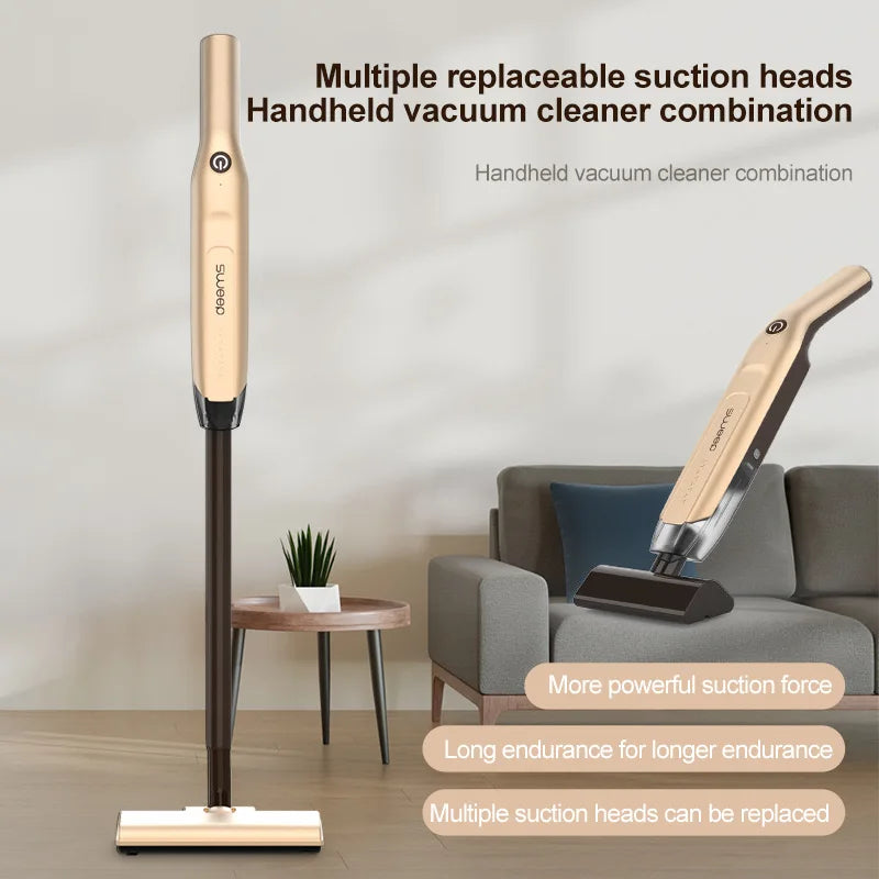Aspirapolvere senza fili 20000Pa Aspirazione Potente aspirapolvere portatile a basso rumore Accessori multipli per soddisfare le tue esigenze della casa