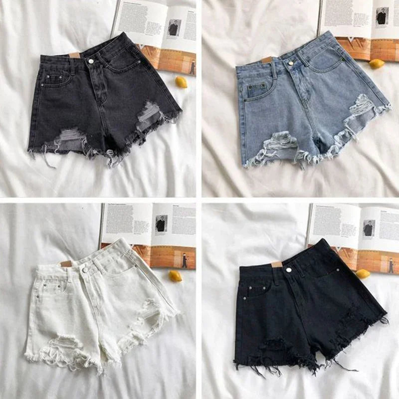 Jeans Donna Denim Shorts Lady Chic