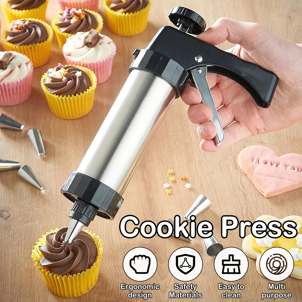 Kit pressa per biscotti in acciaio inossidabile
