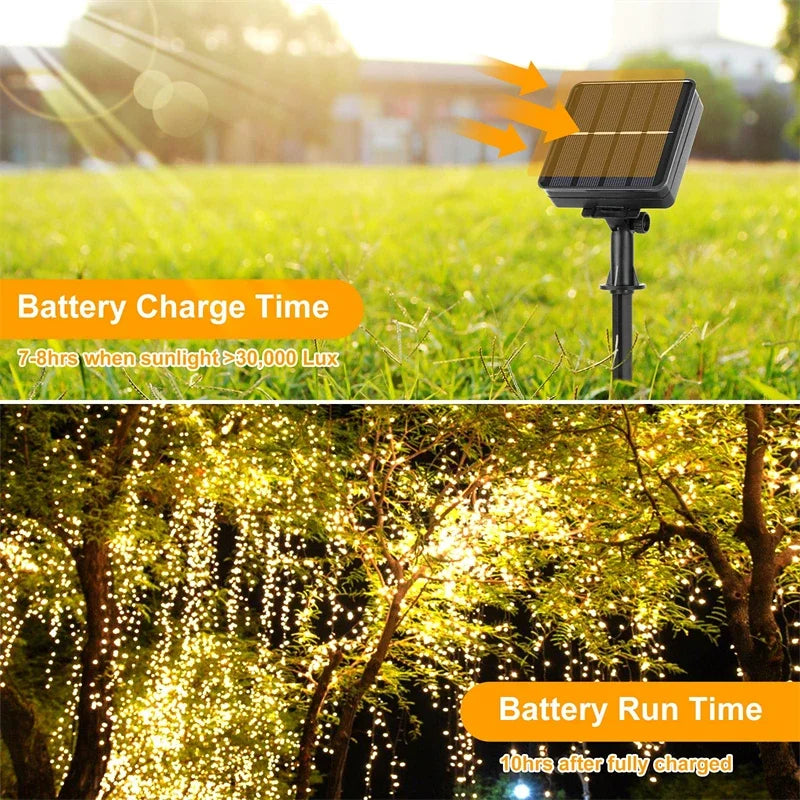 LED Solare per giardino 7M/12M/22M/32M
