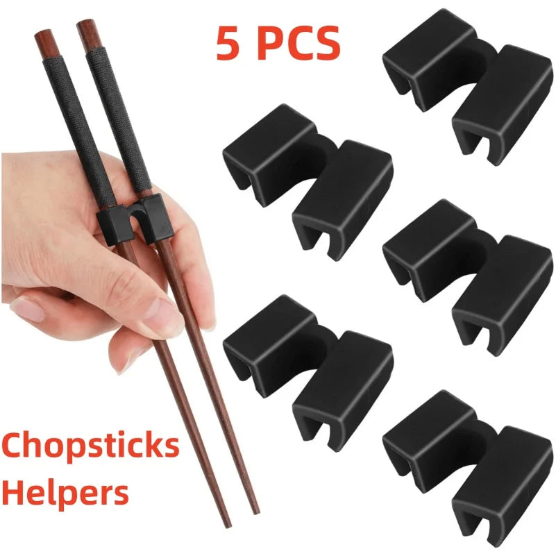 5PCS per bacchette in plastica non scivoloso resistente al calore