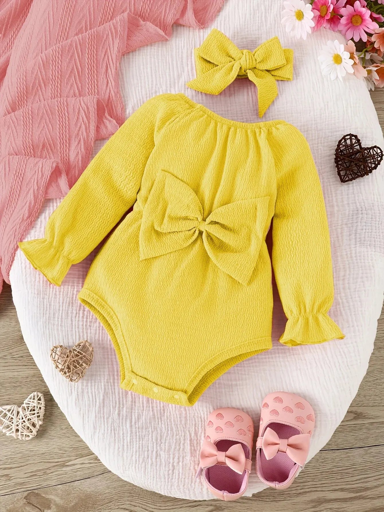 Set di due pezzi primavera bambini in cotone