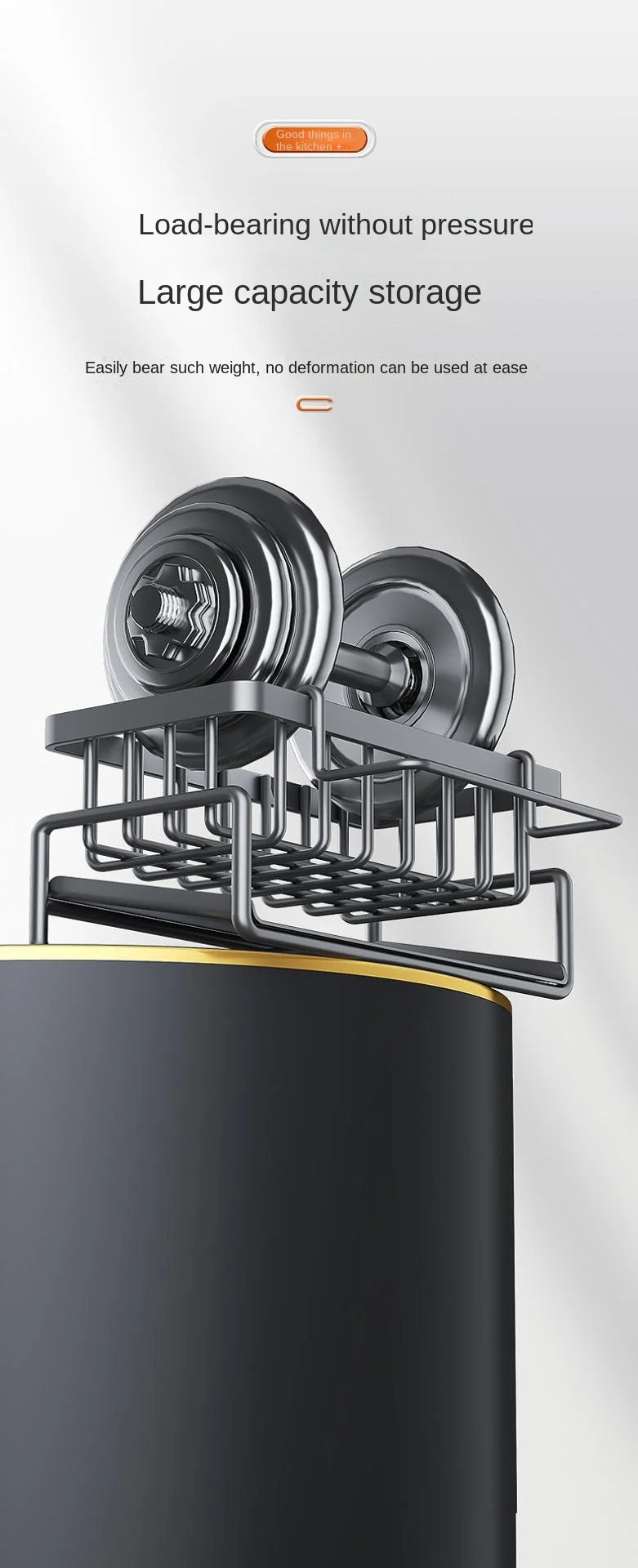 Mensola in acciaio inossidabile da cucina, portascolapie in spugna, rack di scarico per lavello, forniture per lavastoviglie, stoccaggio di strofinacci, rack di scarico