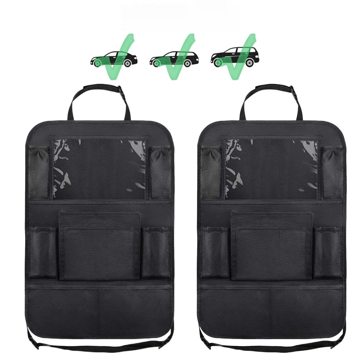 Organizzatore per schienale del seggiolino auto, 10 tasche portaoggetti