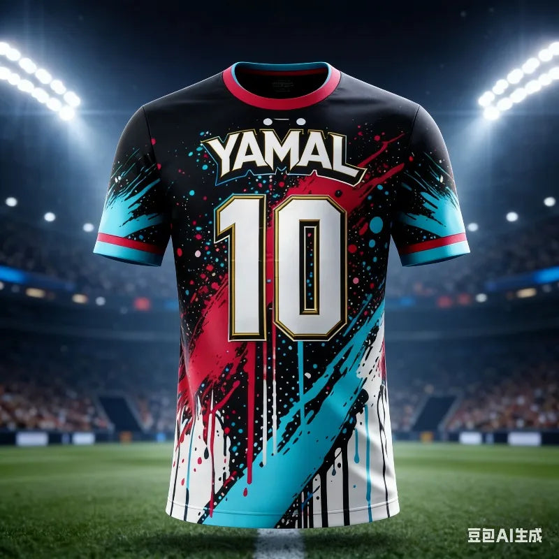 Yamal T-shirt stampata