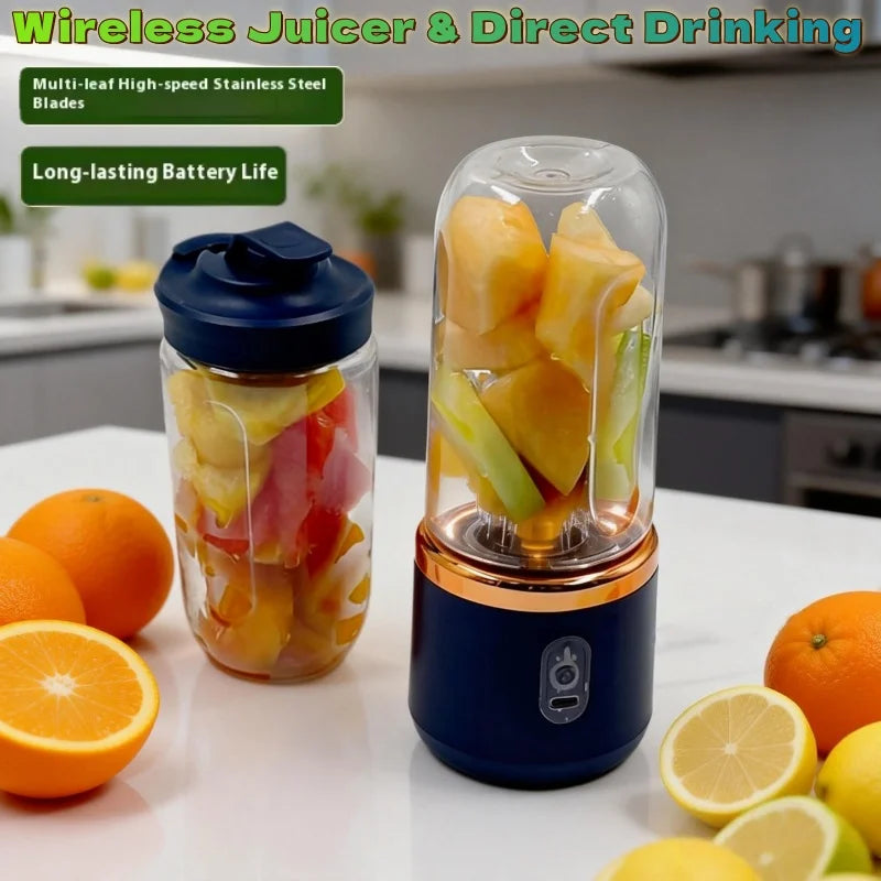 Frullatore portatile a doppia tazza Spremiagrumi USB