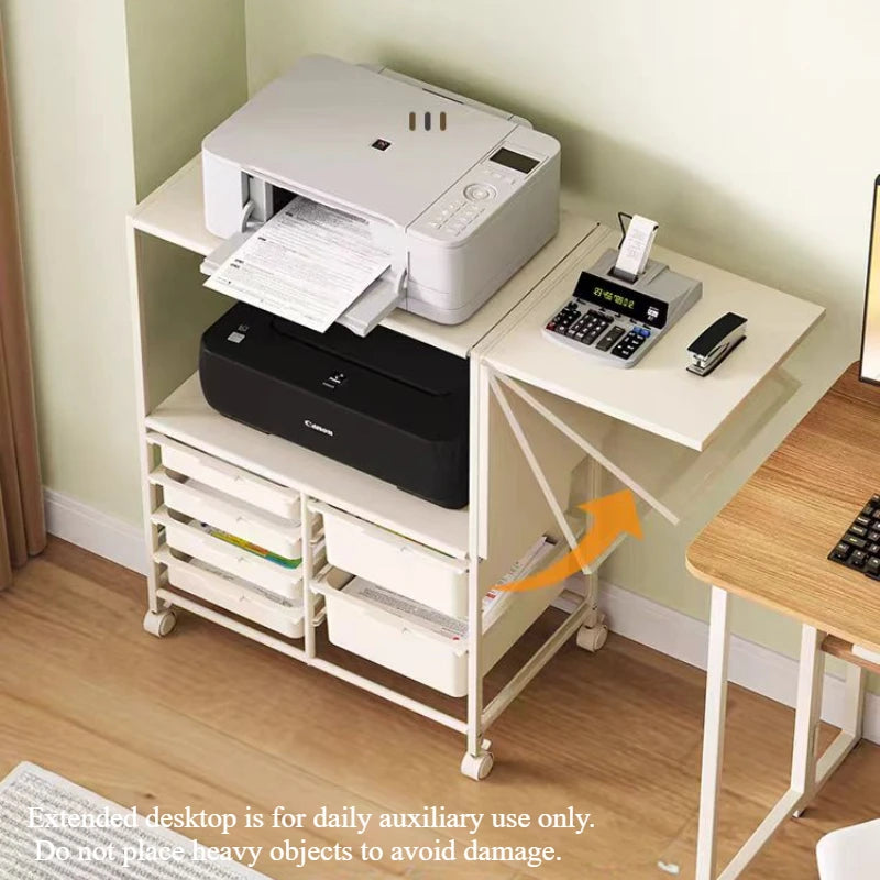 Carrello da cucina con 6 cassetti, credenza a rotelle, carrello per cassetti per sala da pranzo con mobili da cucina da tavolo estesi
