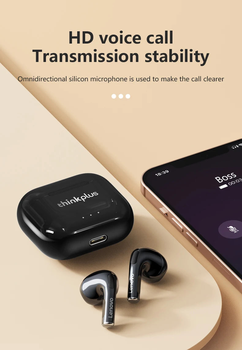Auricolari Lenovo LP40 II Originali LP40 più TWS Wireless Bluetooth 5.3  Auricolari di controllo touch
