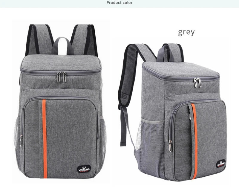 18L Borsa per il pranzo termica portatile per alimenti Resistente impermeabile Cooler Custodia isolata per il  ghiaccio