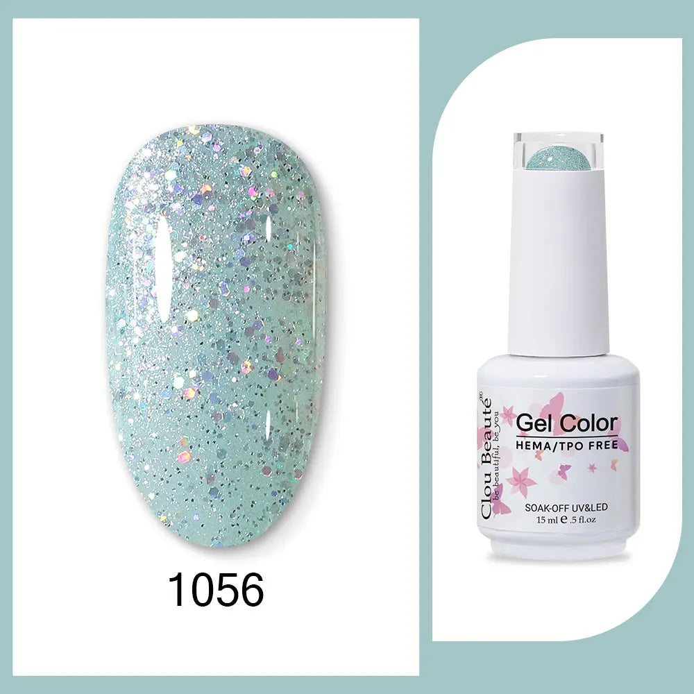 CLOU BEAUTÈ  15/10ml Semipermanente Gel Smalto Unghie 400 colori disponibili