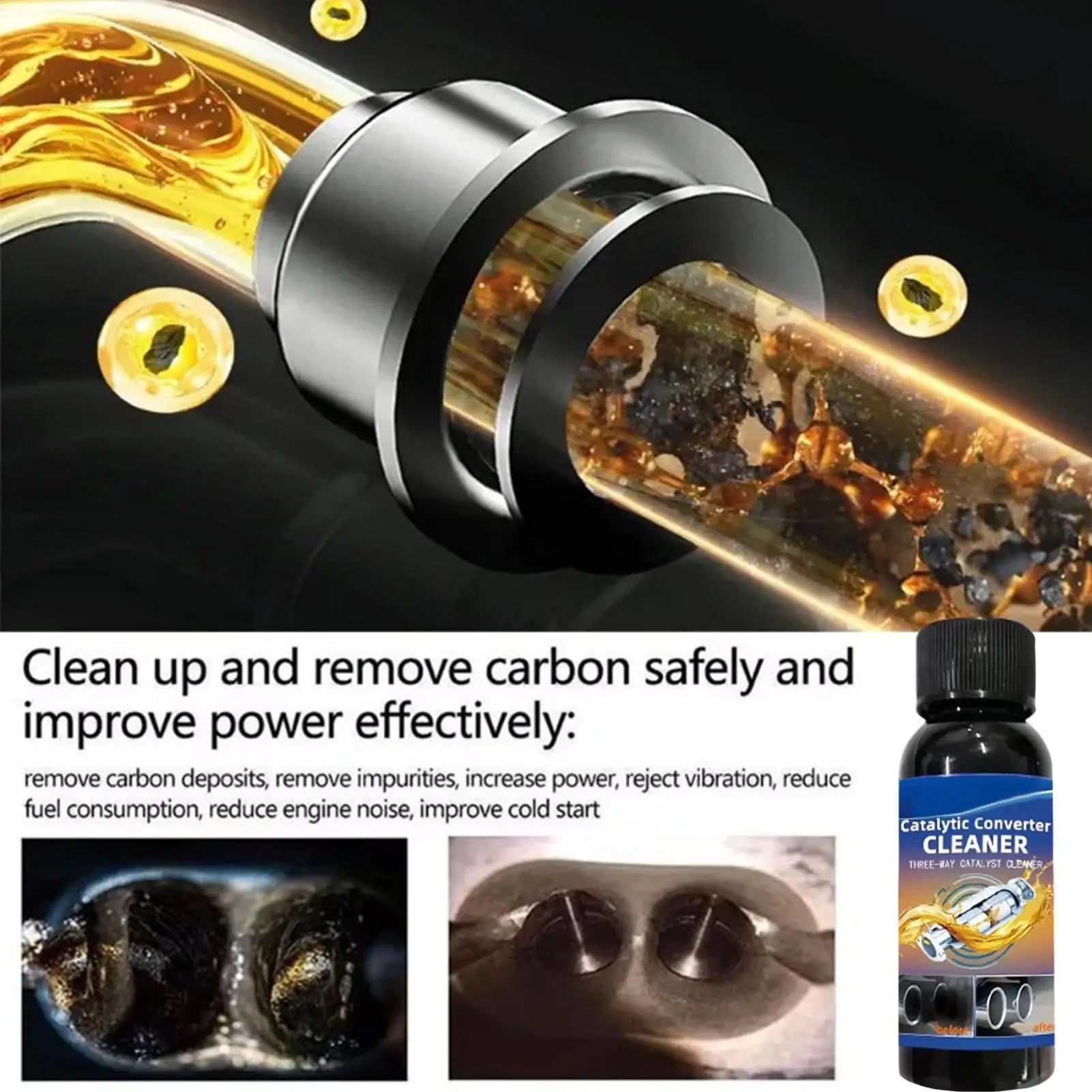 Detergente per auto Catalitico Detergente per carbonio Meccanica Agente per la cura del motore per SUV Auto Berlina Camion Pick-up