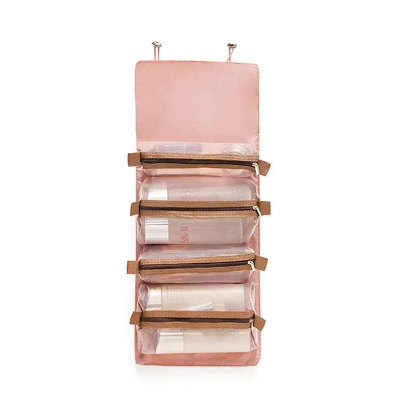 Borsa cosmetica pieghevole portatile 4 in 1
