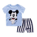 Set a maniche corte per bambini T-shirt in cotone Pantaloni Tute da ginnastica 0-3 anni