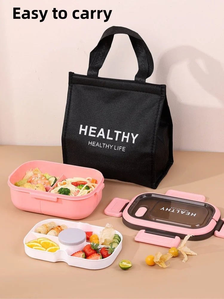 1200ML Box  per il pranzo a doppio strato Scomparto portatile