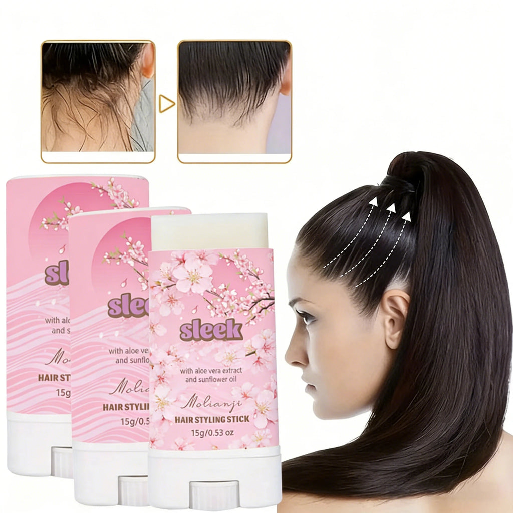 Lo stick di cera per capelli da donna leviga efficacemente l’effetto crespo, fornisce una tenuta duratura e crea un’acconciatura morbida e lucida.
