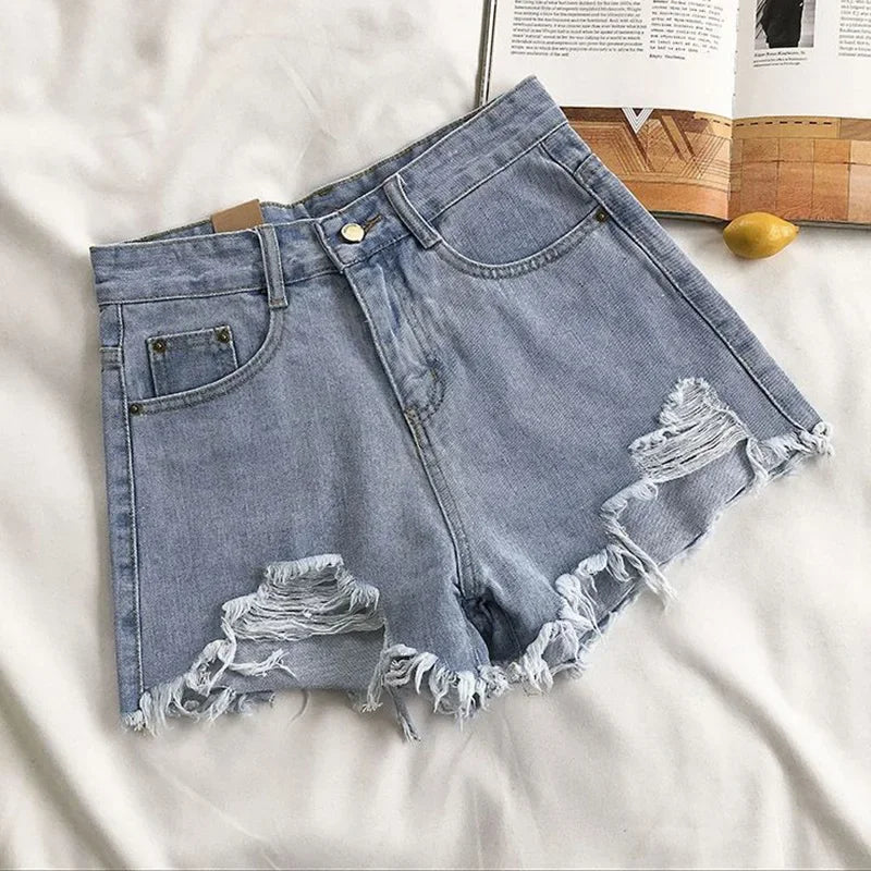 Jeans Donna Denim Shorts Lady Chic