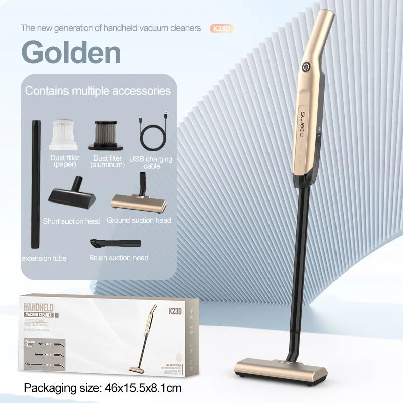 Aspirapolvere senza fili 20000Pa Aspirazione Potente aspirapolvere portatile a basso rumore Accessori multipli per soddisfare le tue esigenze della casa