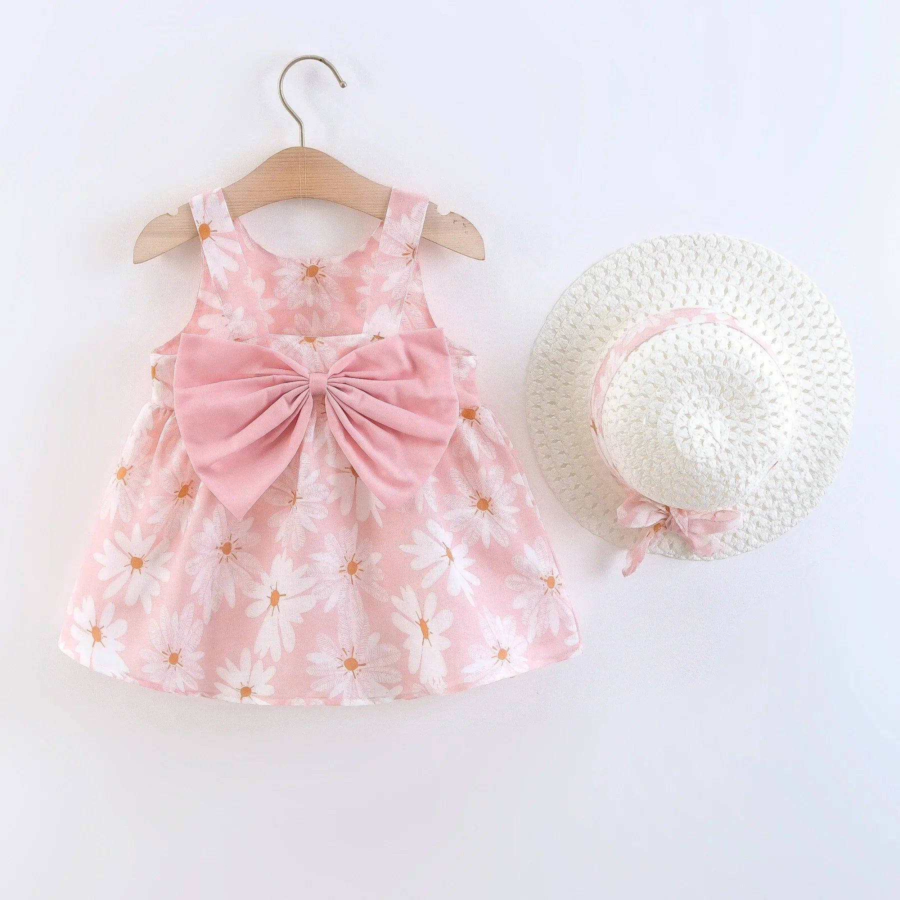 Vestito estivo Sweet Princess Dress con fiocco 0-3 anni