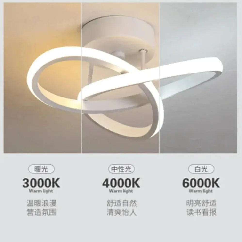 Luci da soffitto a strisce a LED stile moderno Forme multiple