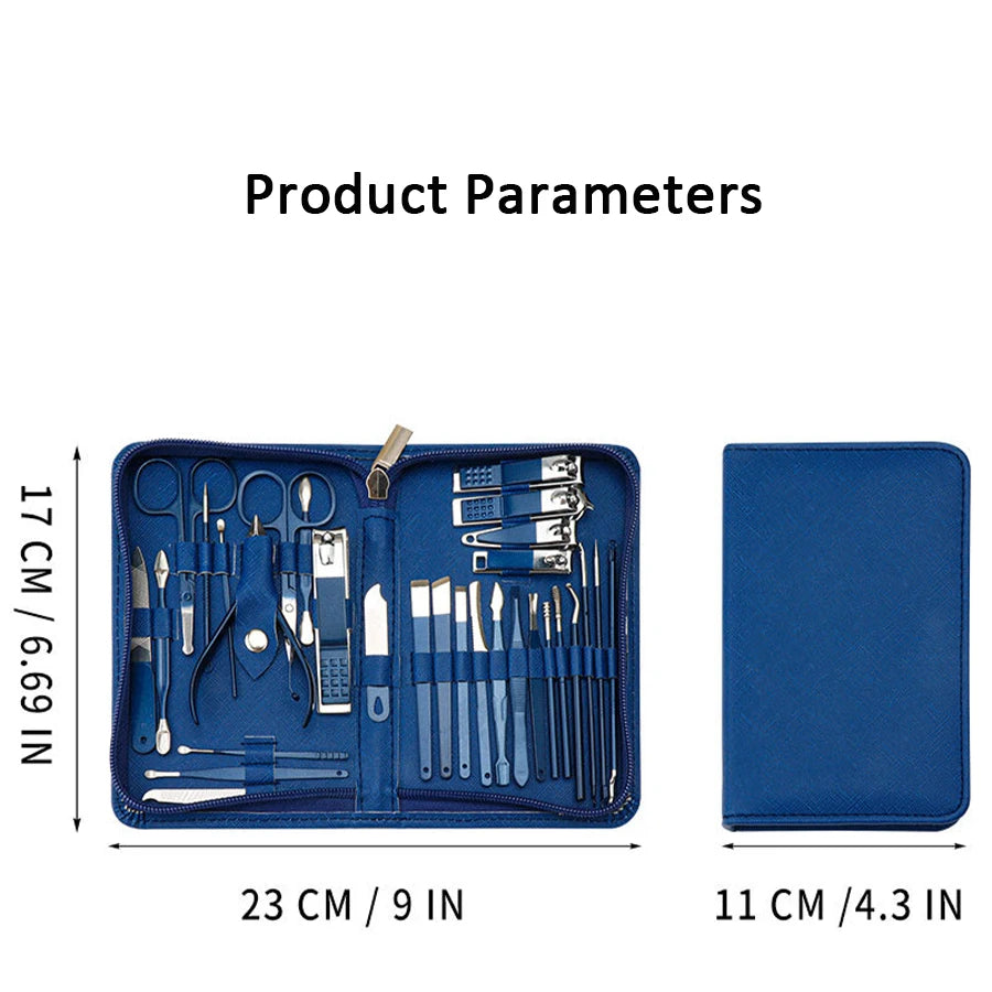 Manicure Set 30 in 1 Nail Clipper Set Nail Kit