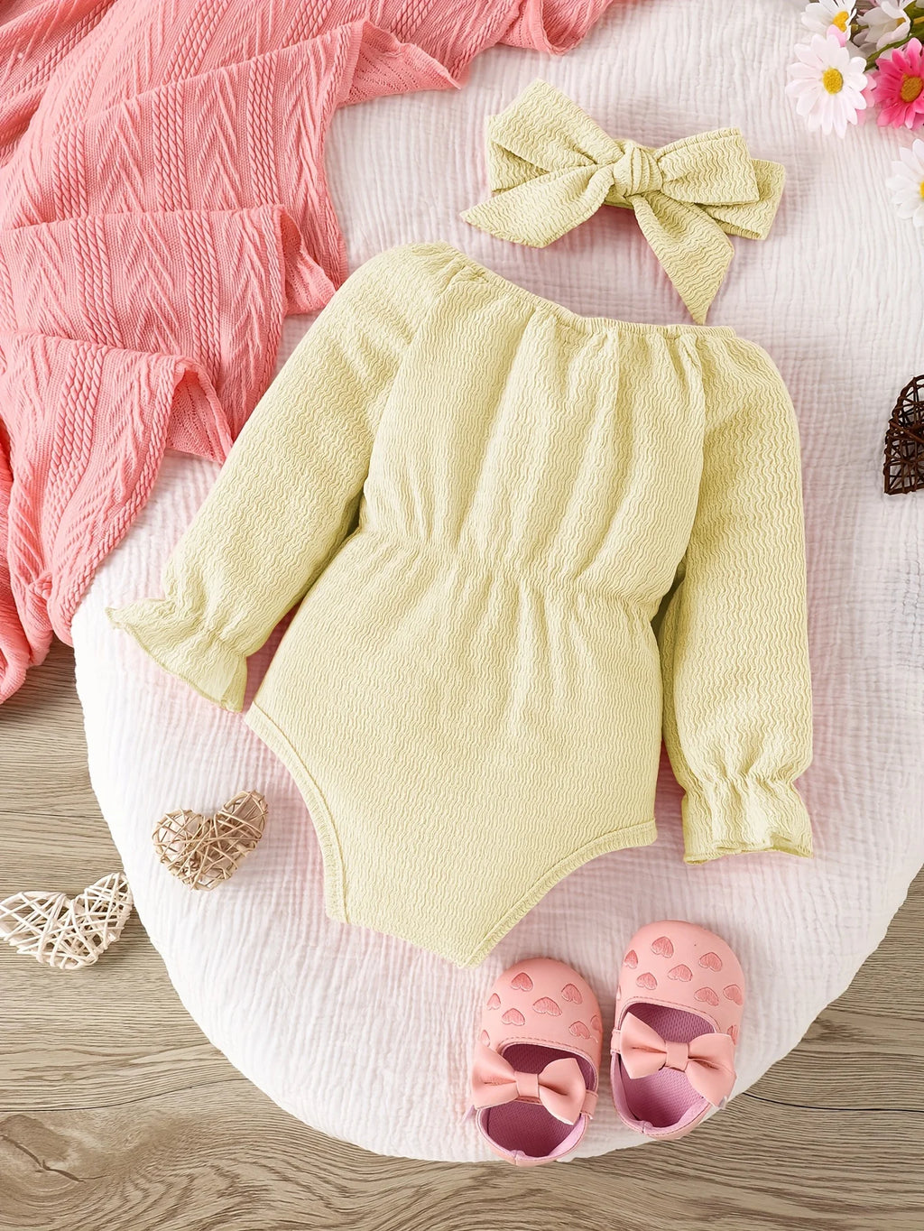Set di due pezzi primavera bambini in cotone
