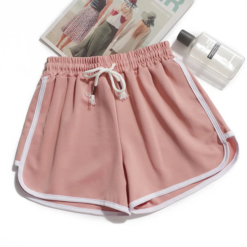 Pantaloncini da donna Abbigliamento esterno estivo a vita media casual