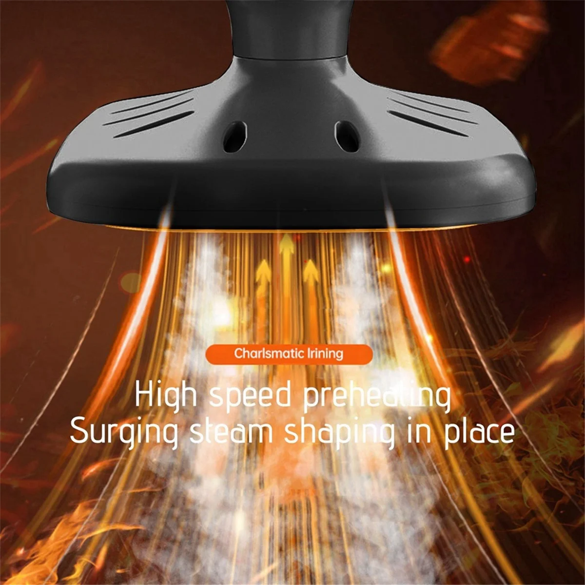 Vaporiera da viaggio portatile per vestiti Mini ferro da stiro a vapore Ferro da stiro portatile rotante a 180° per vestiti in tessuto