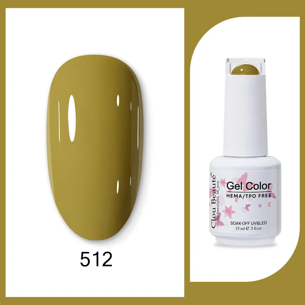 CLOU BEAUTÈ  15/10ml Semipermanente Gel Smalto Unghie 400 colori disponibili