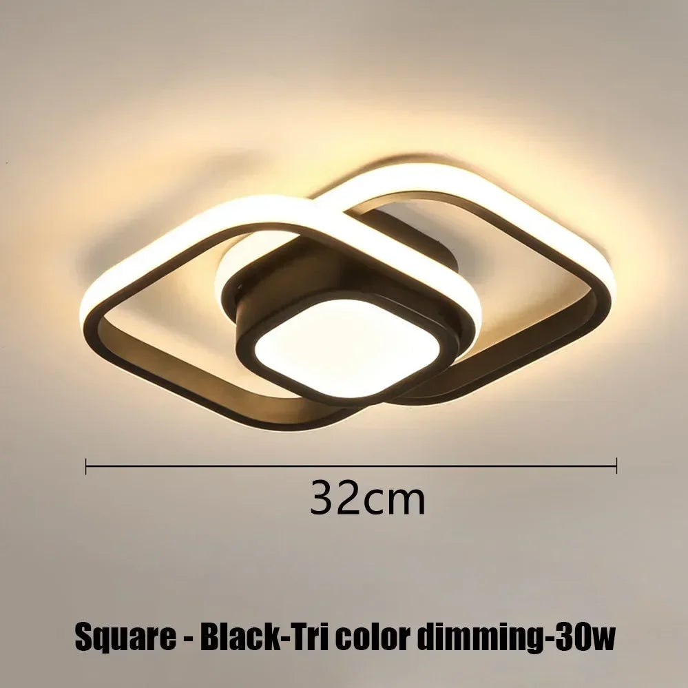 Luci da soffitto a strisce a LED stile moderno Forme multiple