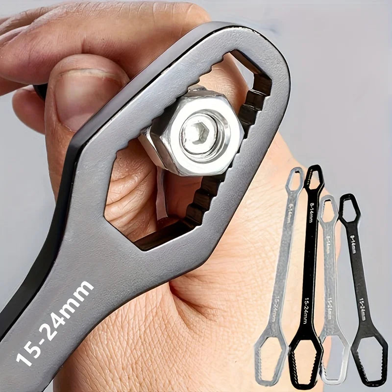 Universal Double End Screw, chiave di riparazione per dadi a vite auto-stringente da 3-17 mm,