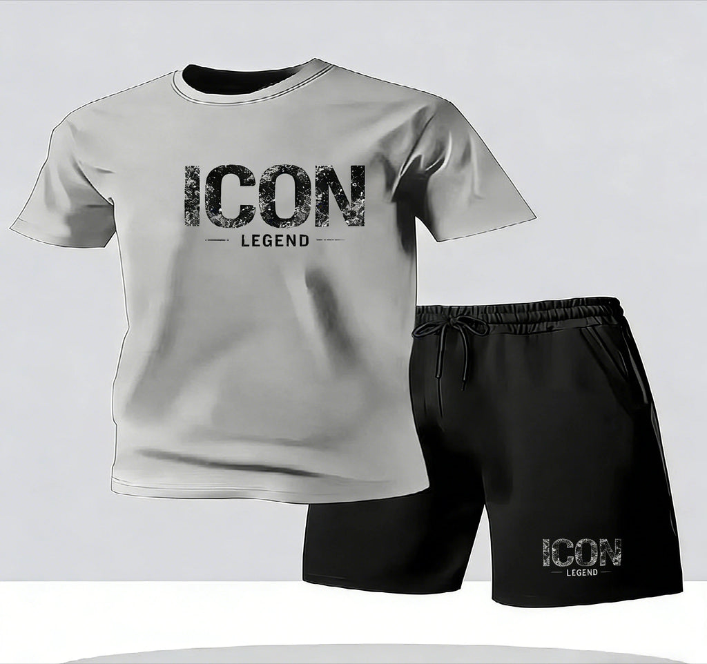 Set Estate T-shirt e pantaloncini Stampa ICON