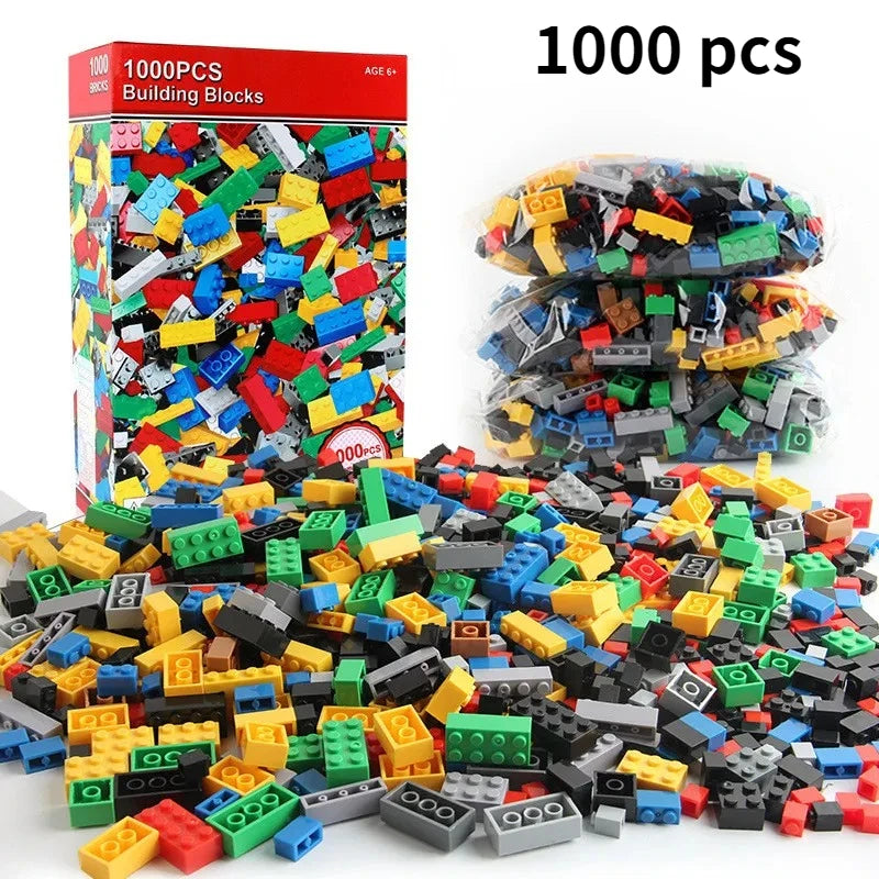 1000 blocchi di costruzione creativi fai da te Big Set 500-1000