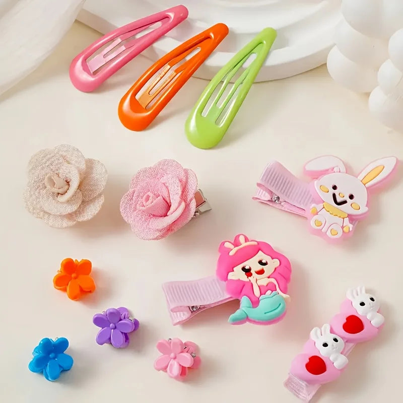 Set da 718 pezzi accessori per capelli per bambine