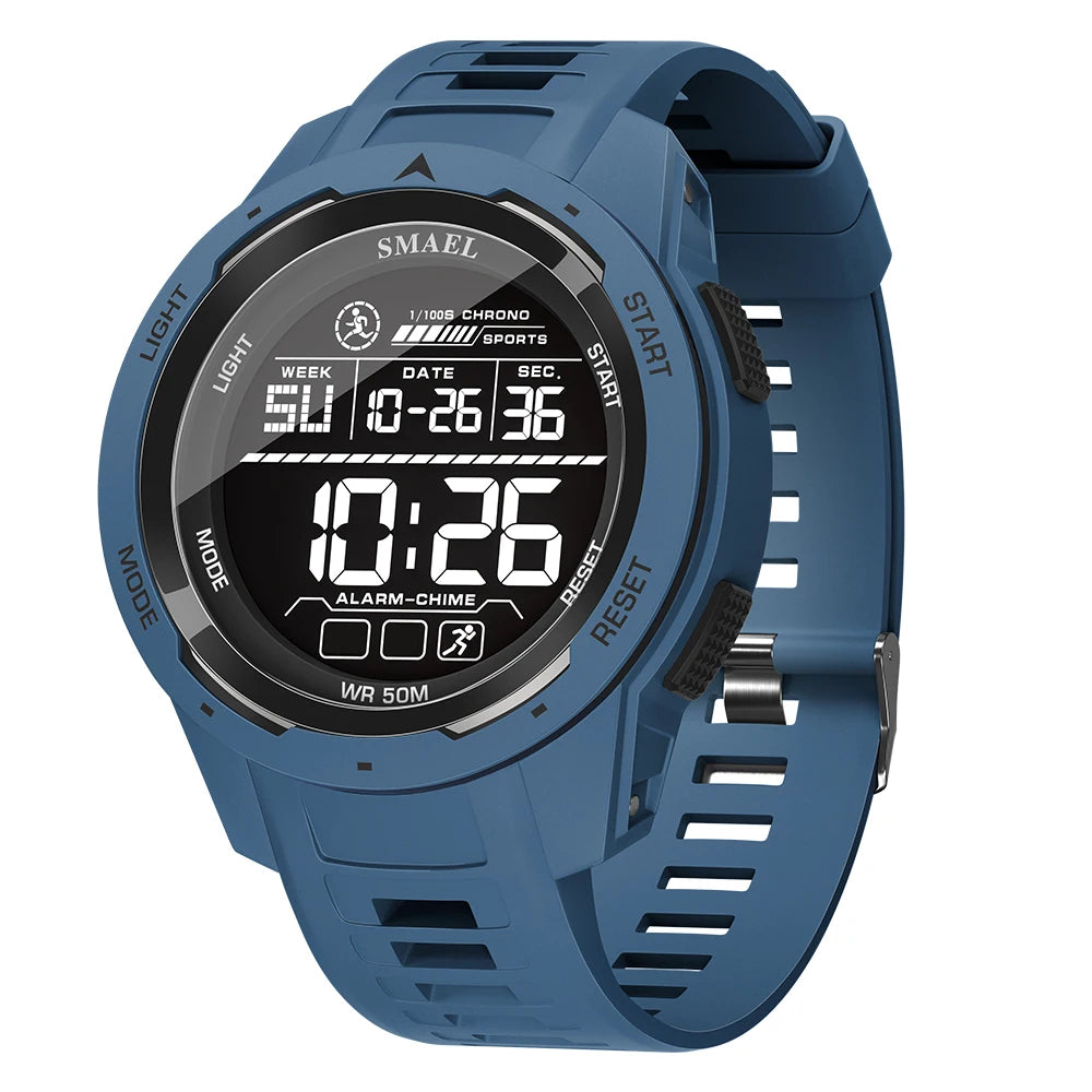 SMAEL Orologi da polso sportivi a LED Orologio impermeabile da uomo