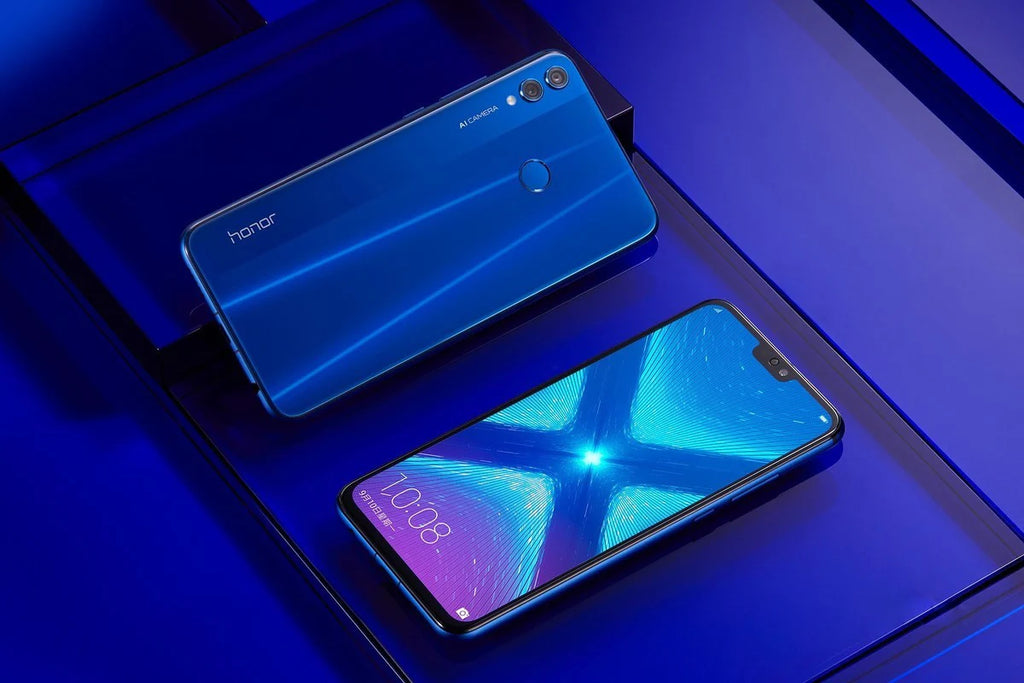 HONOR 8X Smartphone firmware CPU Haisi Qilin 710 6,5 pollici fotocamera posteriore 20MP riconoscimento delle impronte digitali